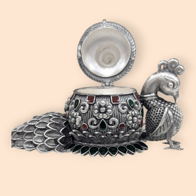 SILVER KUMKUM BHARANI