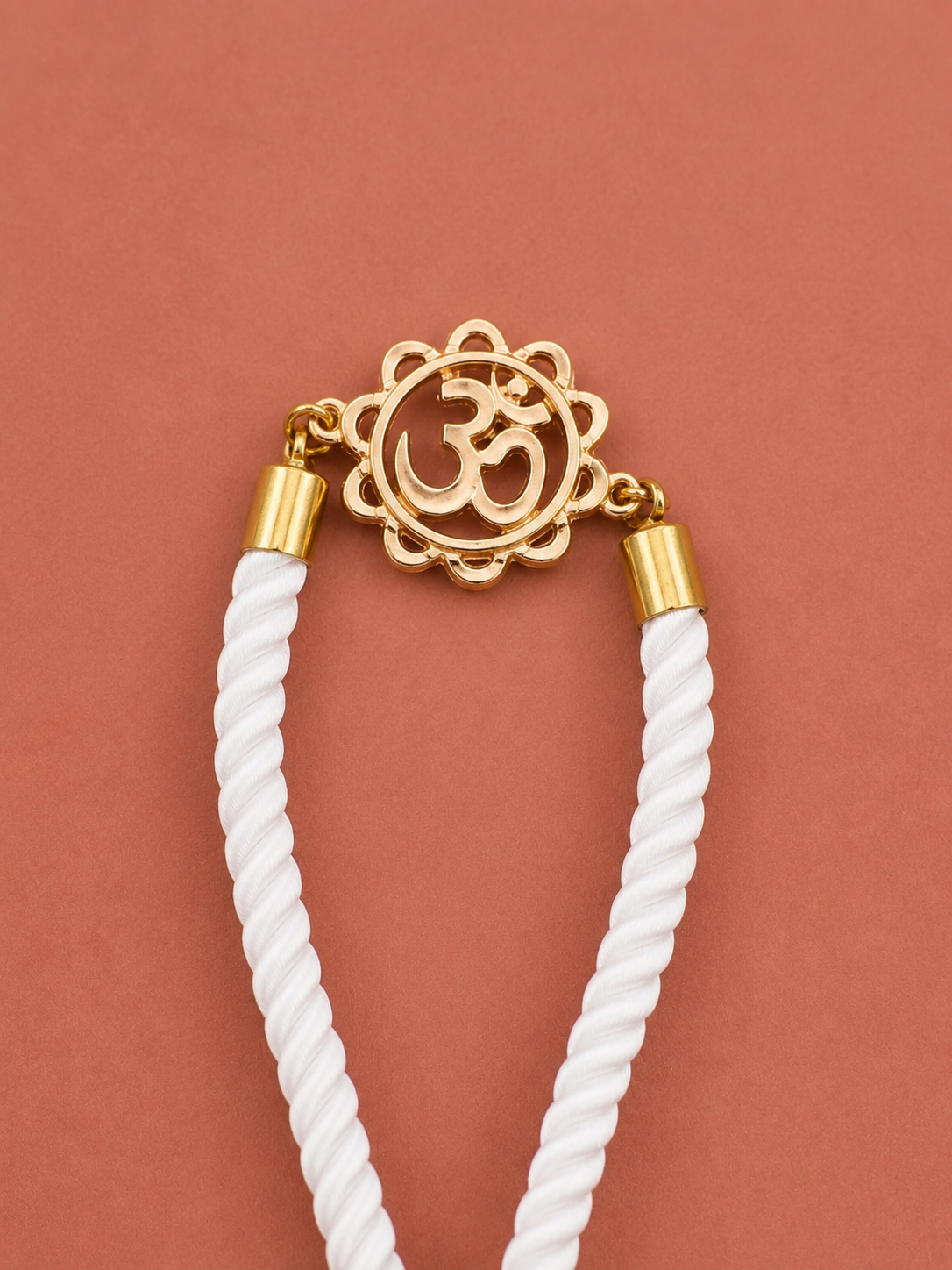 Silver "Om" Rakhi