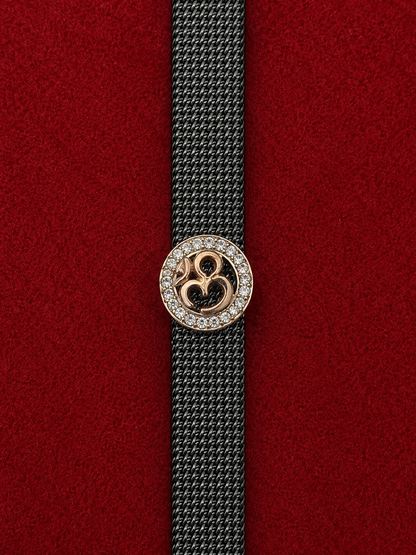 Silver "Om" Belt Rakhi