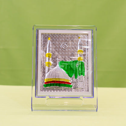 Silver Coated Makkah Frame (No 2)
