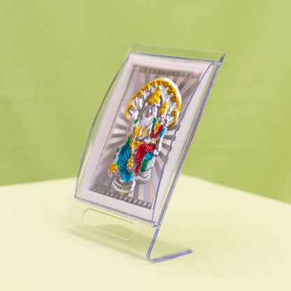 Silver Coated Lakshmi Narasimha Swamy Frame (No 2)