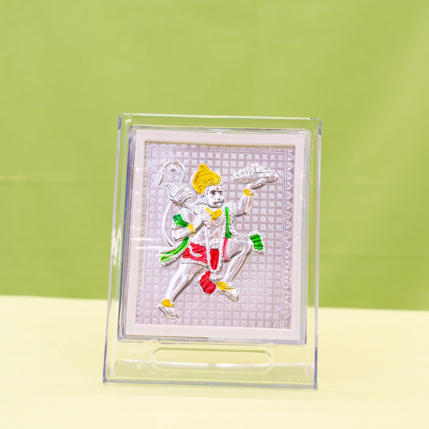 Silver Coated Hanuman  Frame (No 2)