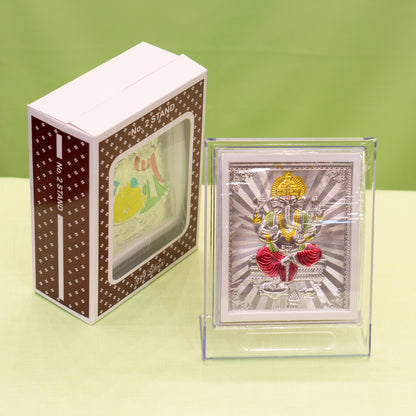 Silver Coated Ganesh Frame (No 2)