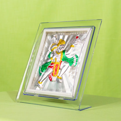 Silver Coated Hanuman  Frame (No 3)