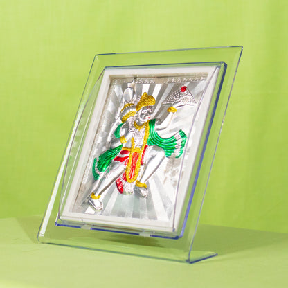 Silver Coated Hanuman  Frame (No 3)