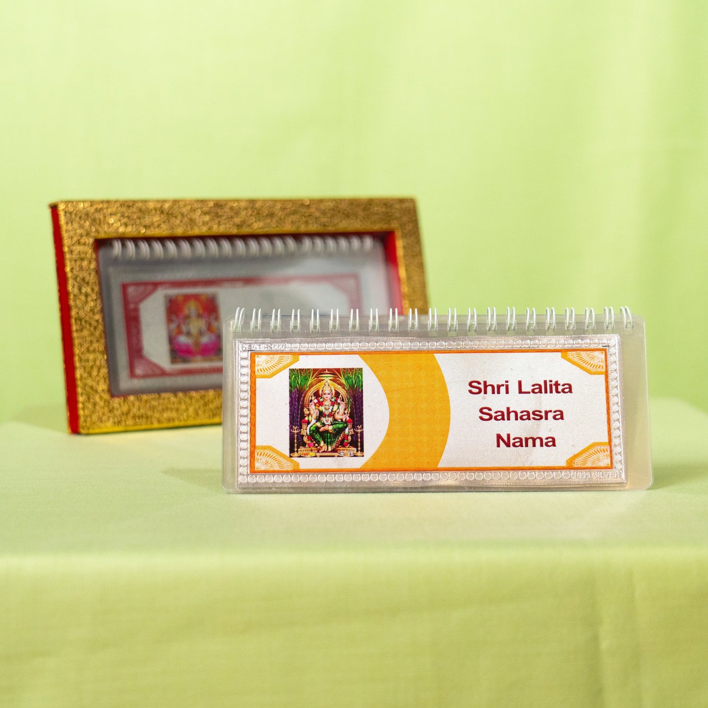 Silver Coated Lalitha Sahasranamam-English(Big)