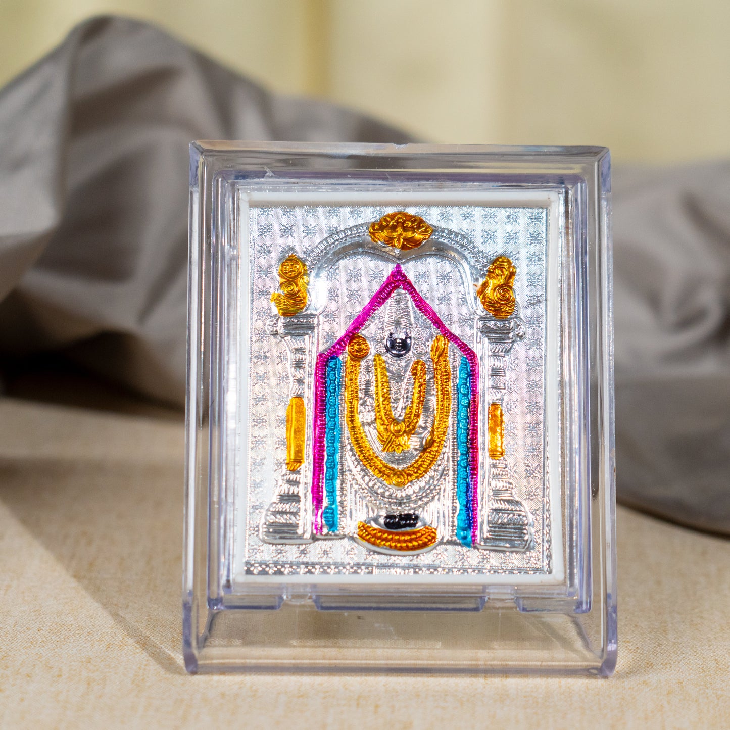 Silver Coated  Radha Krishna  Frame (No 1)