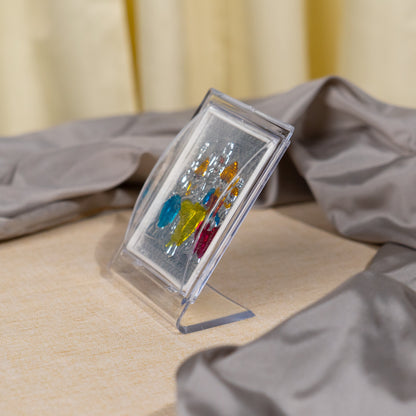 Silver Coated Shiva Family Frame (No 1)