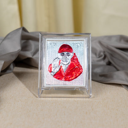 Silver Coated Sai Baba  Frame (No 1)