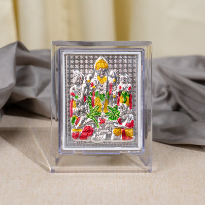 Silver Coated Satya Narayana Swamy Frame (No 1)