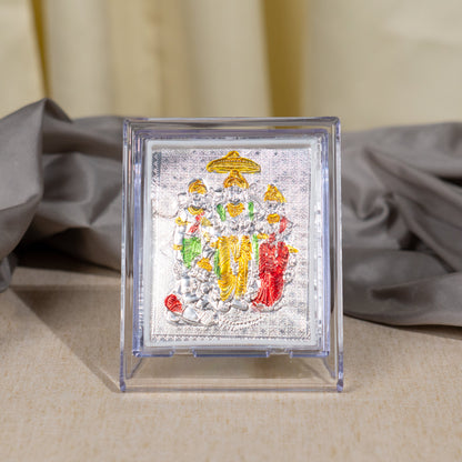 Silver Coated Ram Family  Frame (No 1)