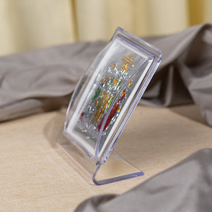 Silver Coated Ram Family  Frame (No 1)