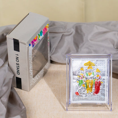 Silver Coated Ram Family  Frame (No 1)