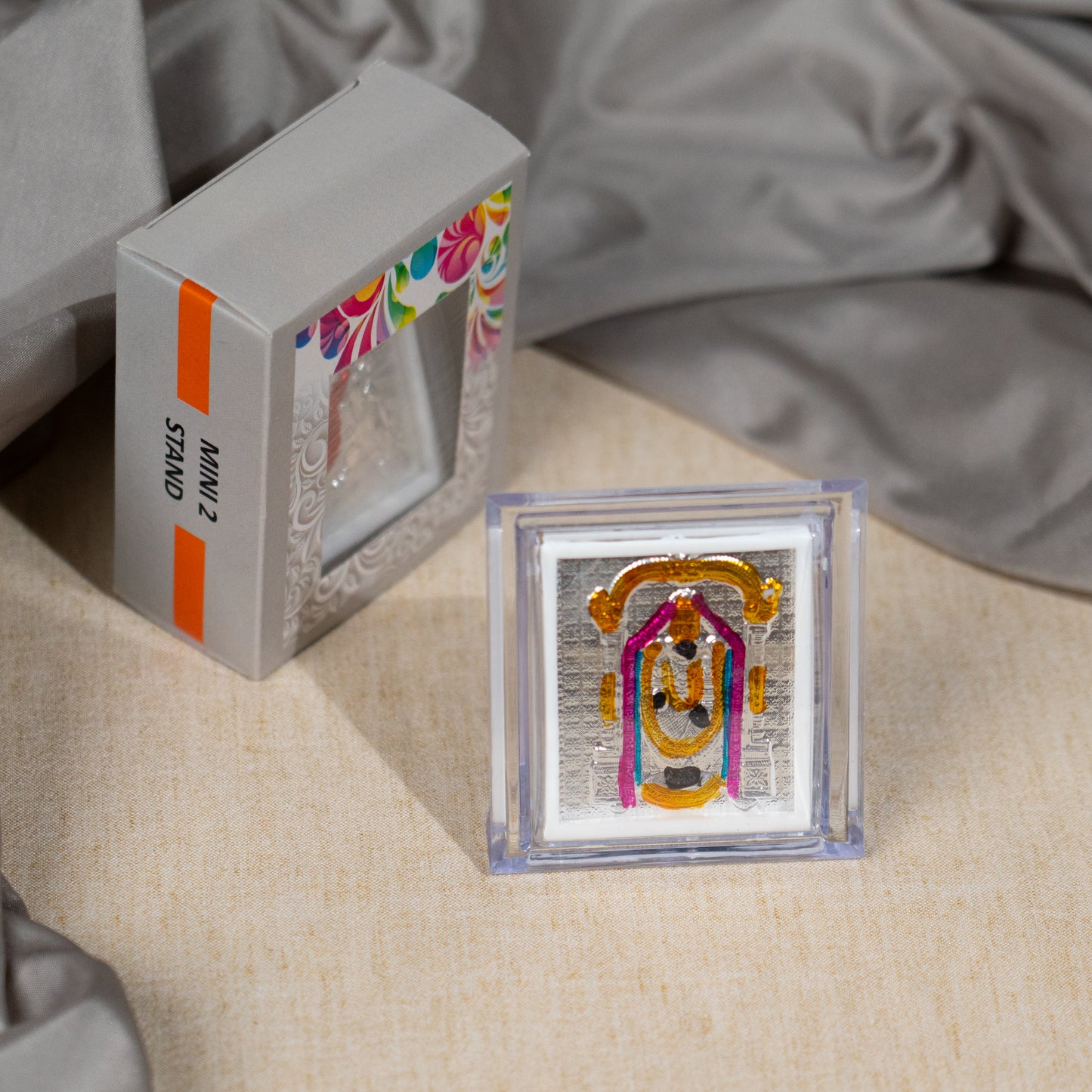 Silver Coated Balaji  Frame (Mini)