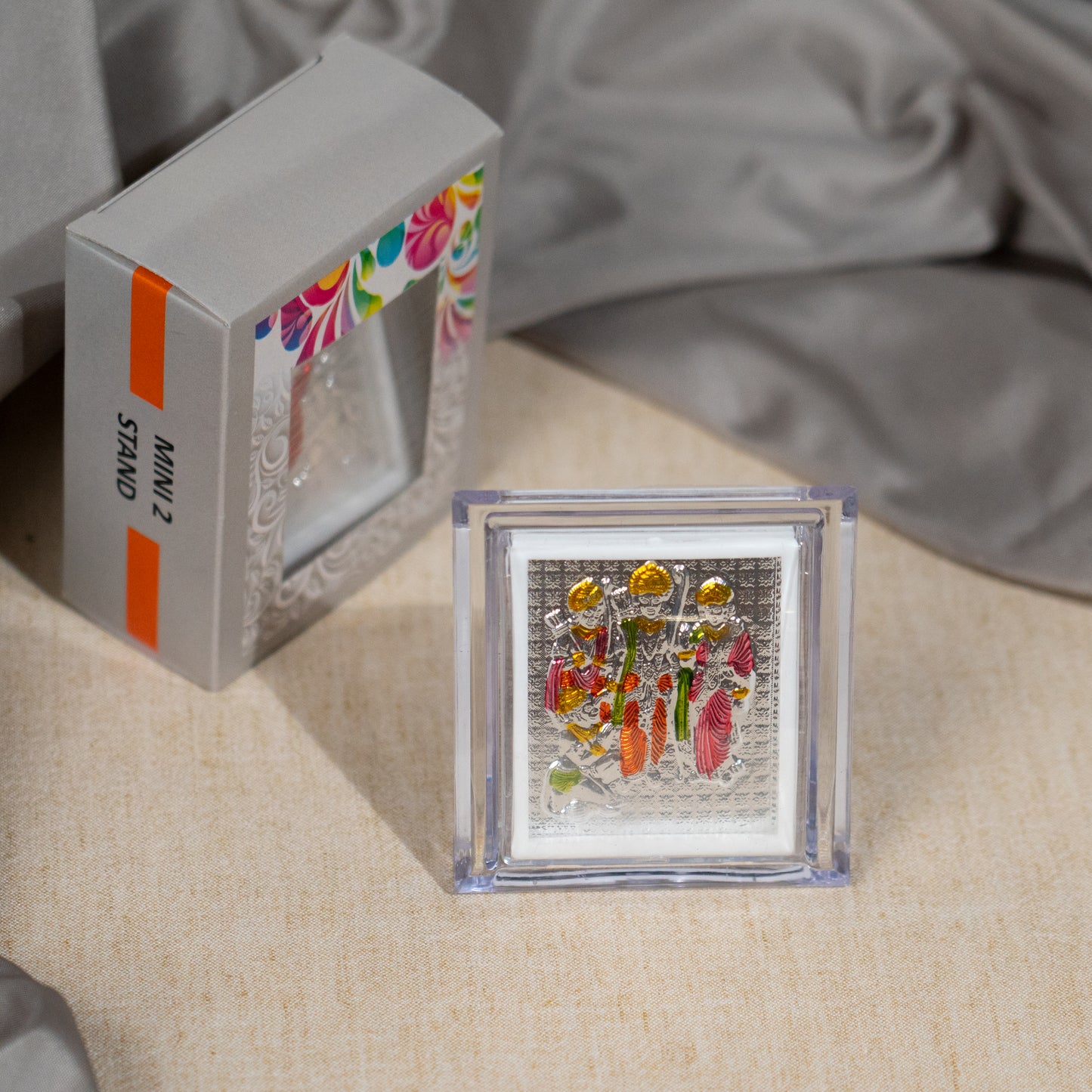 Silver Coated  Ram Family Frame (Mini)