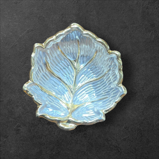 Gold Coated Leaf Bowl
