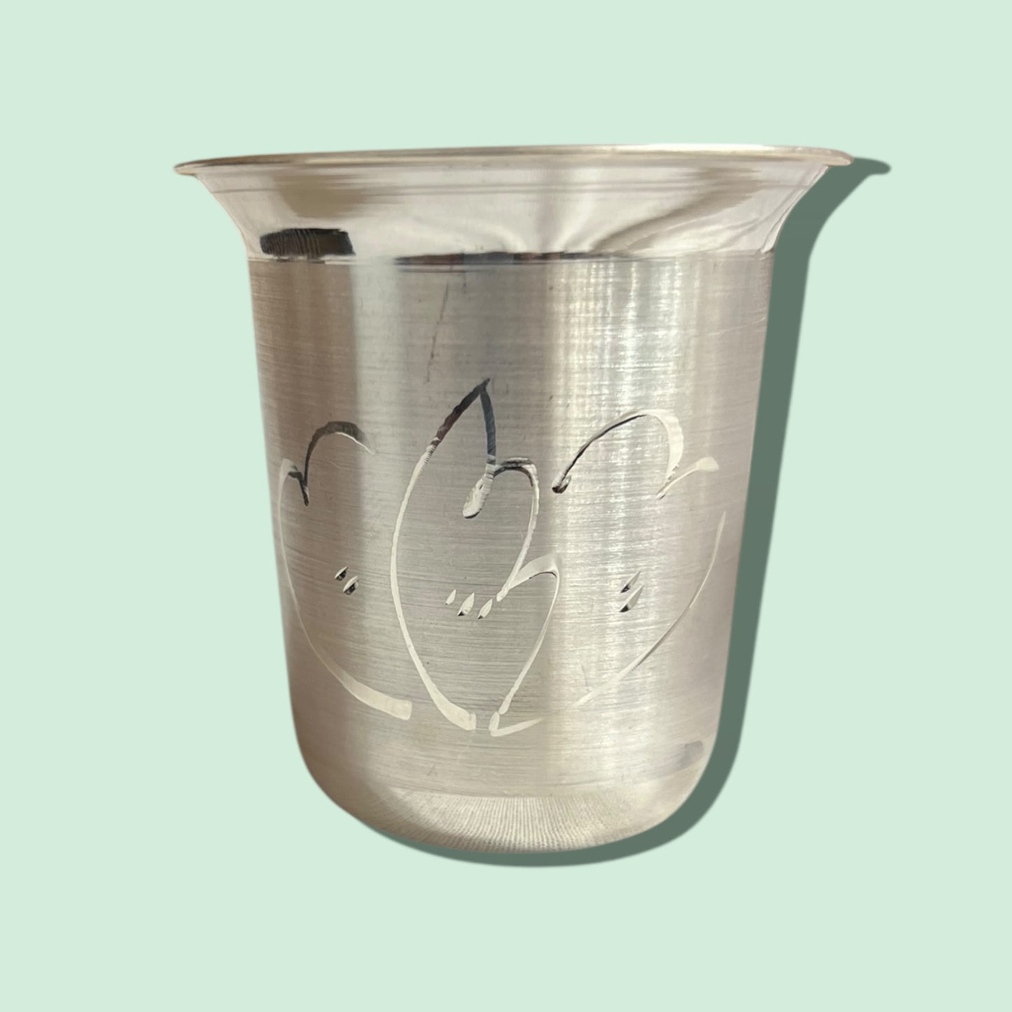 SMALL SILVER GLASS