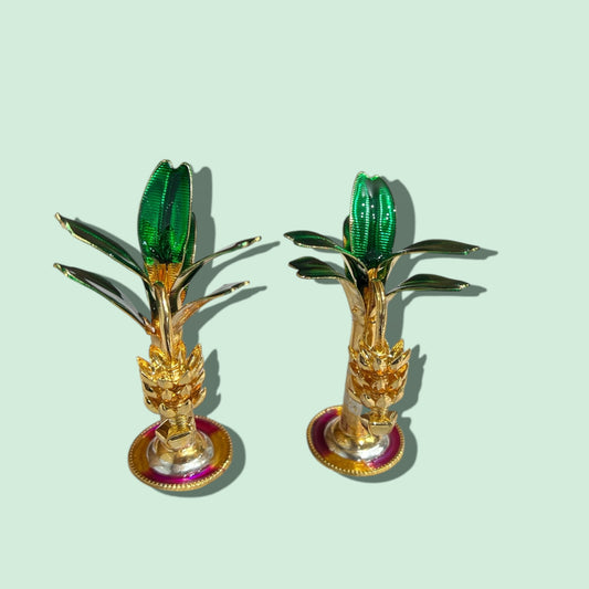 SILVER GOLD POLISH BANANA TREES