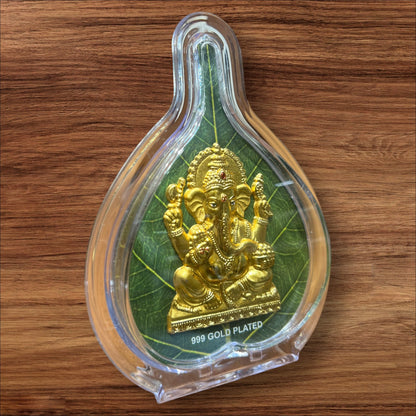 999 GOLD PLATED NO1 LEAF GANESH FRAMES