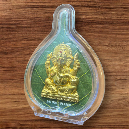 999 GOLD PLATED NO1 LEAF GANESH FRAMES