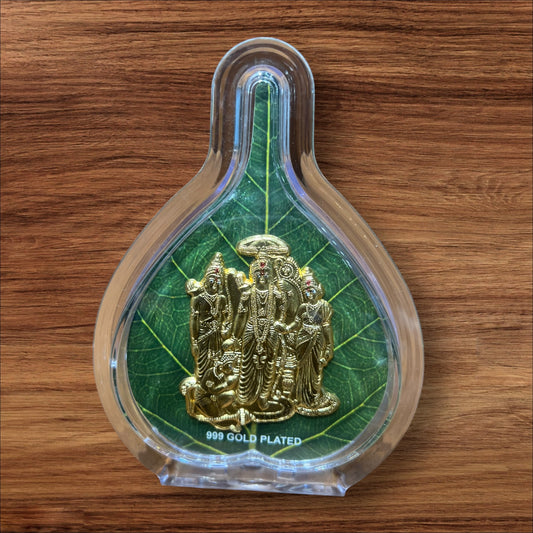 999 GOLD PLATED NO1 LEAF RAM PARIVAR FRAMES