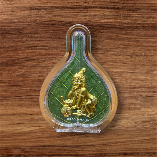 999 GOLD PLATED NO1 LEAF LADDU KRIISHNA FRAMES