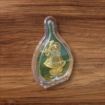 999 GOLD PLATED NO2 RADHA KRISHNA