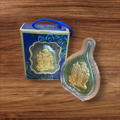 999 GOLD PLATED NO1 LEAF RAM PARIVAR FRAMES