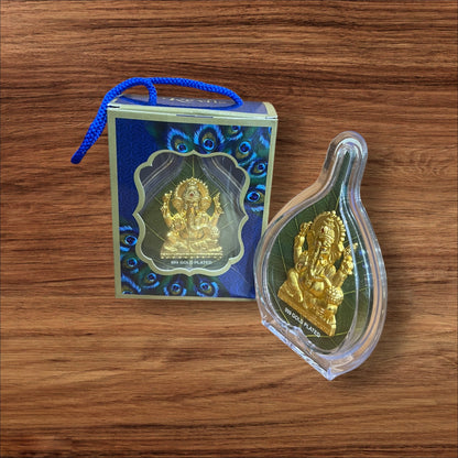 999 GOLD PLATED NO1 LEAF GANESH FRAMES