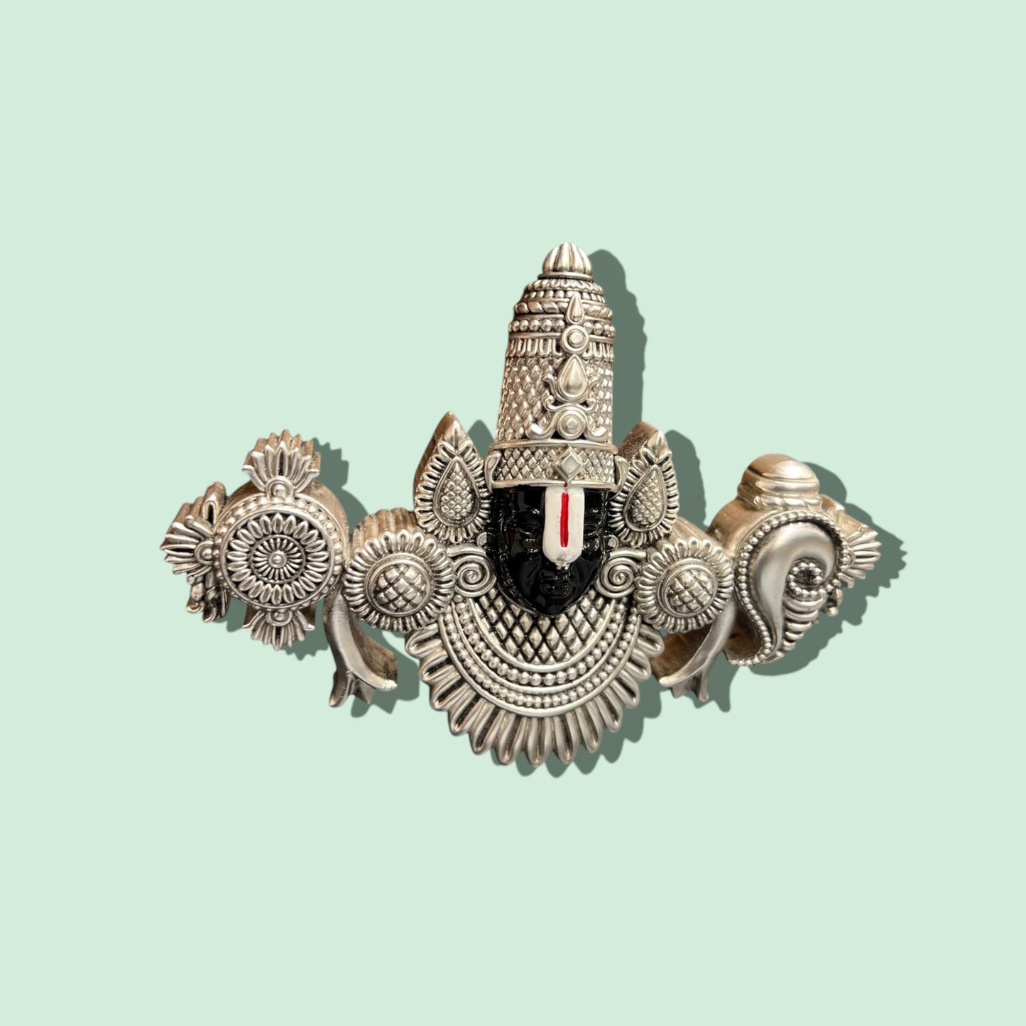 PURE SILVER PLATED BALAJI IDOL