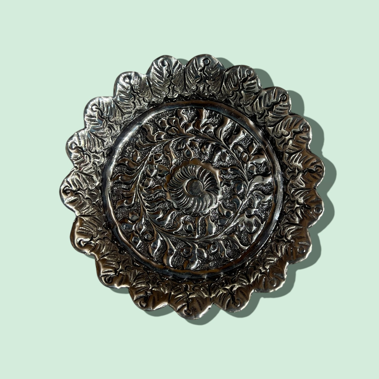 92.5 ANTIQUE PANCHAPATRA AND UDHARANI