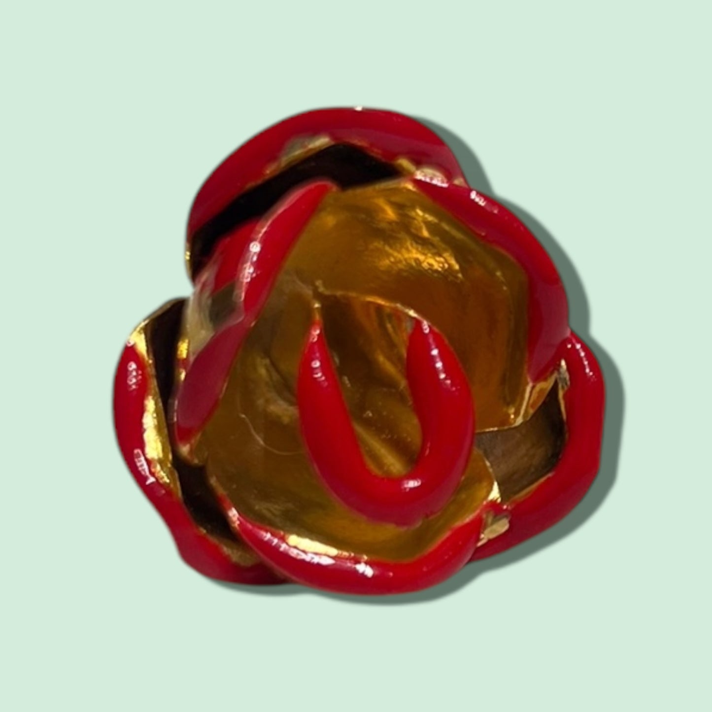 GOLD COATED ROSE FLOWER
