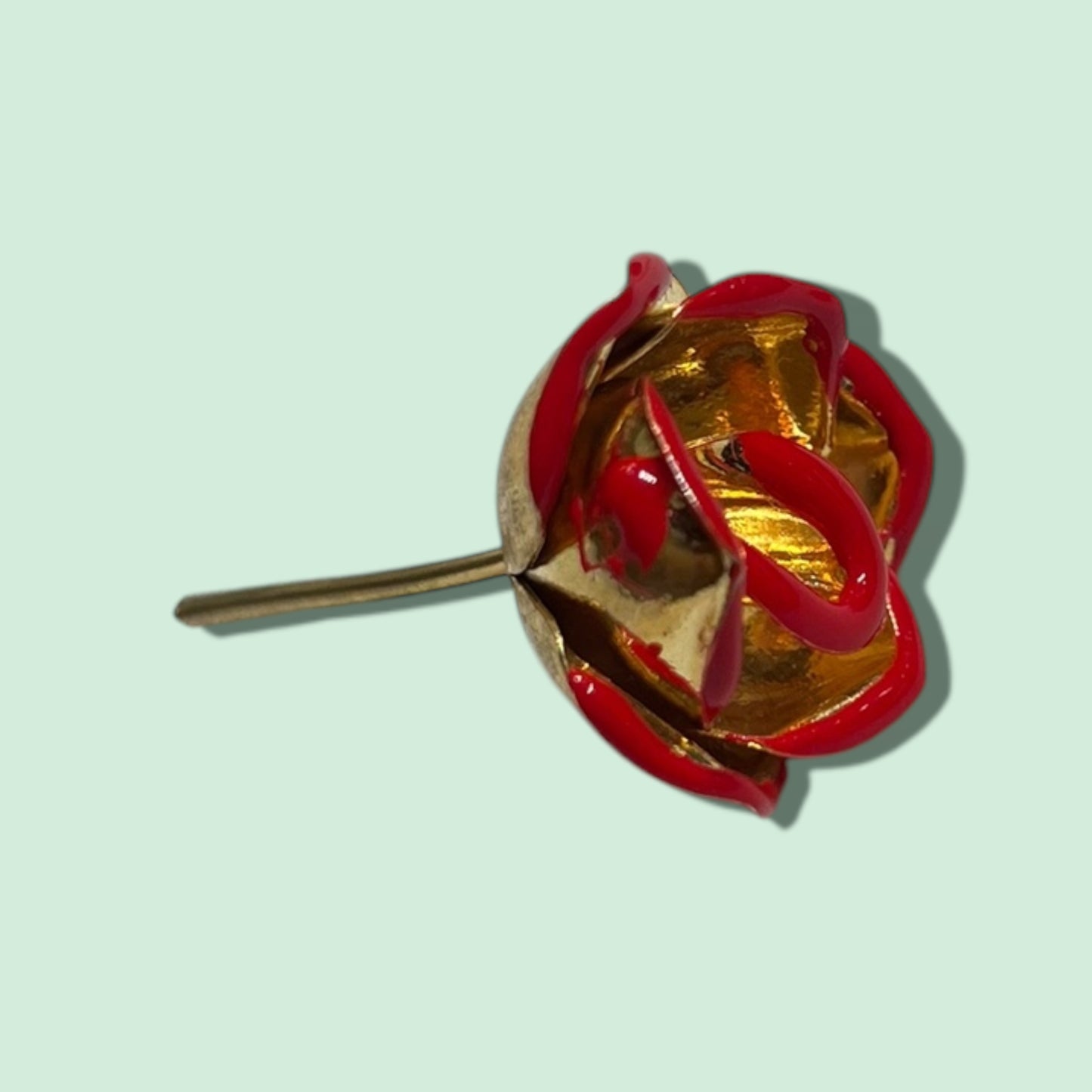 GOLD COATED ROSE FLOWER