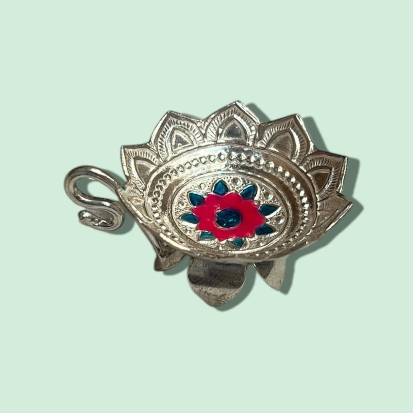 SILVER ASHATA DHALA PADMAM