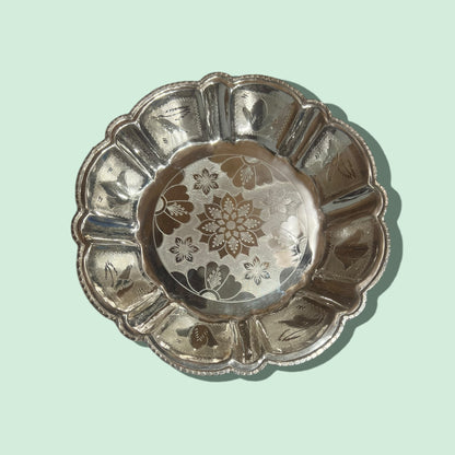 SILVER TAMBULAM PLATE