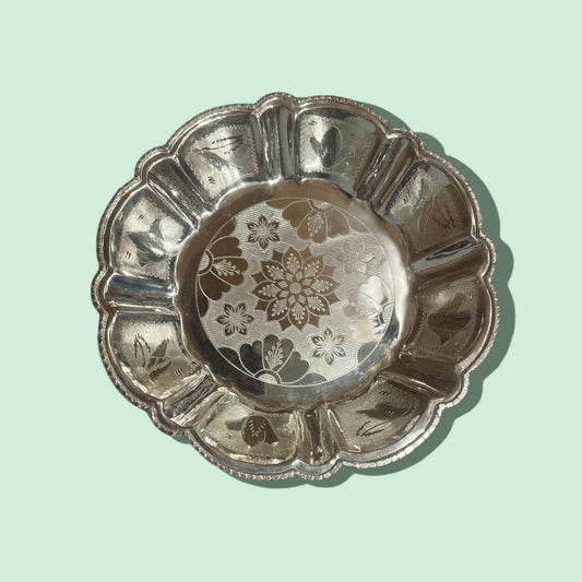 SILVER TAMBULAM PLATE