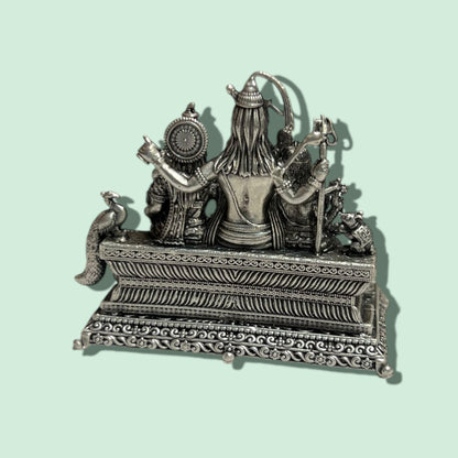 92.5 ANTIQUE SHIVA FAMILY