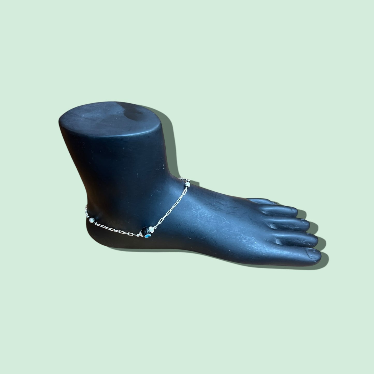92.5 EVIL EYE ANKLETS