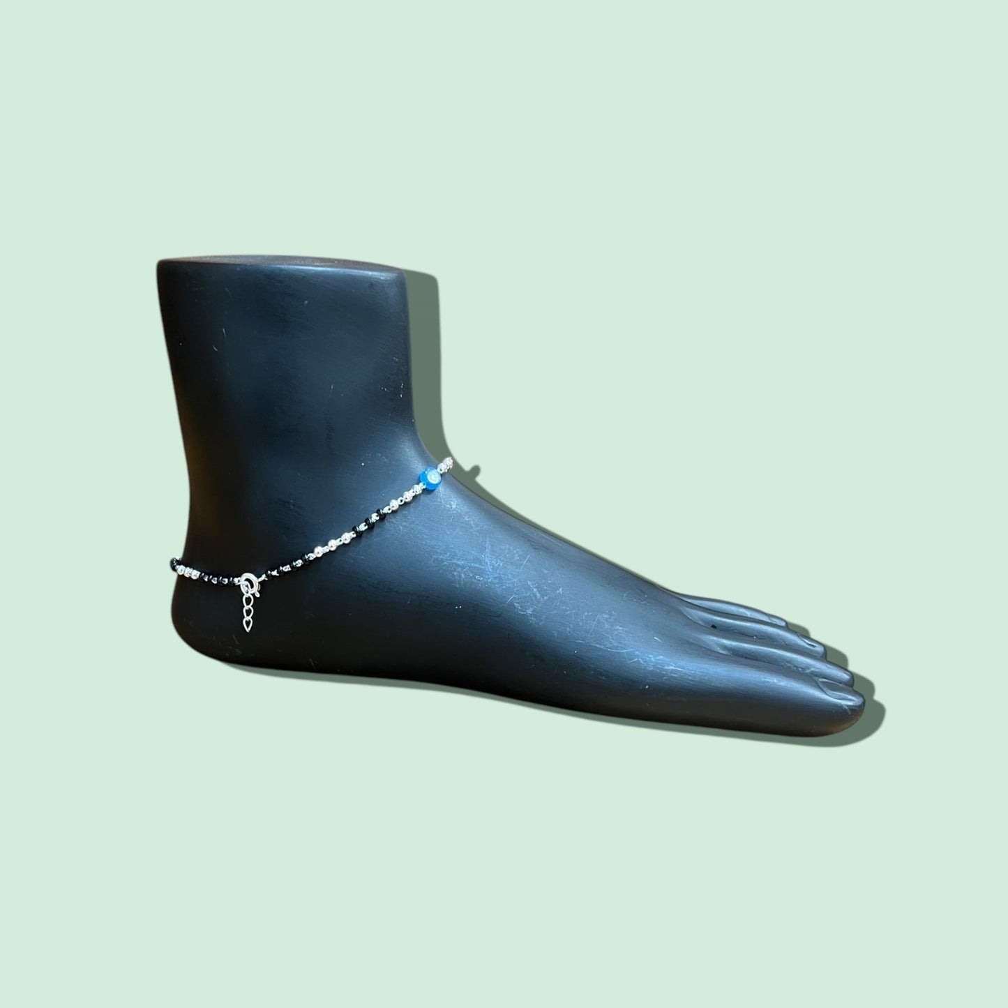 92.5 BABY EVIL EYE ANKLETS