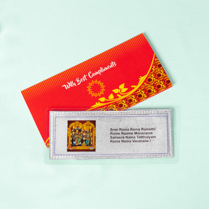 Silver Coated Sri Rama Rameti  Parayanam