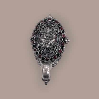 Emerald Antique Stone Kumkum Bharani