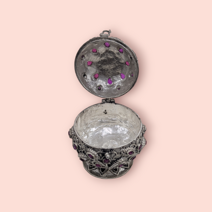 92.5 Antique Silver Kumkum Bharani
