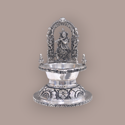 92.5 Antique Krishna Kamakshi Diya
