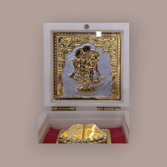 Radha Krishna Paduka Box (Small)