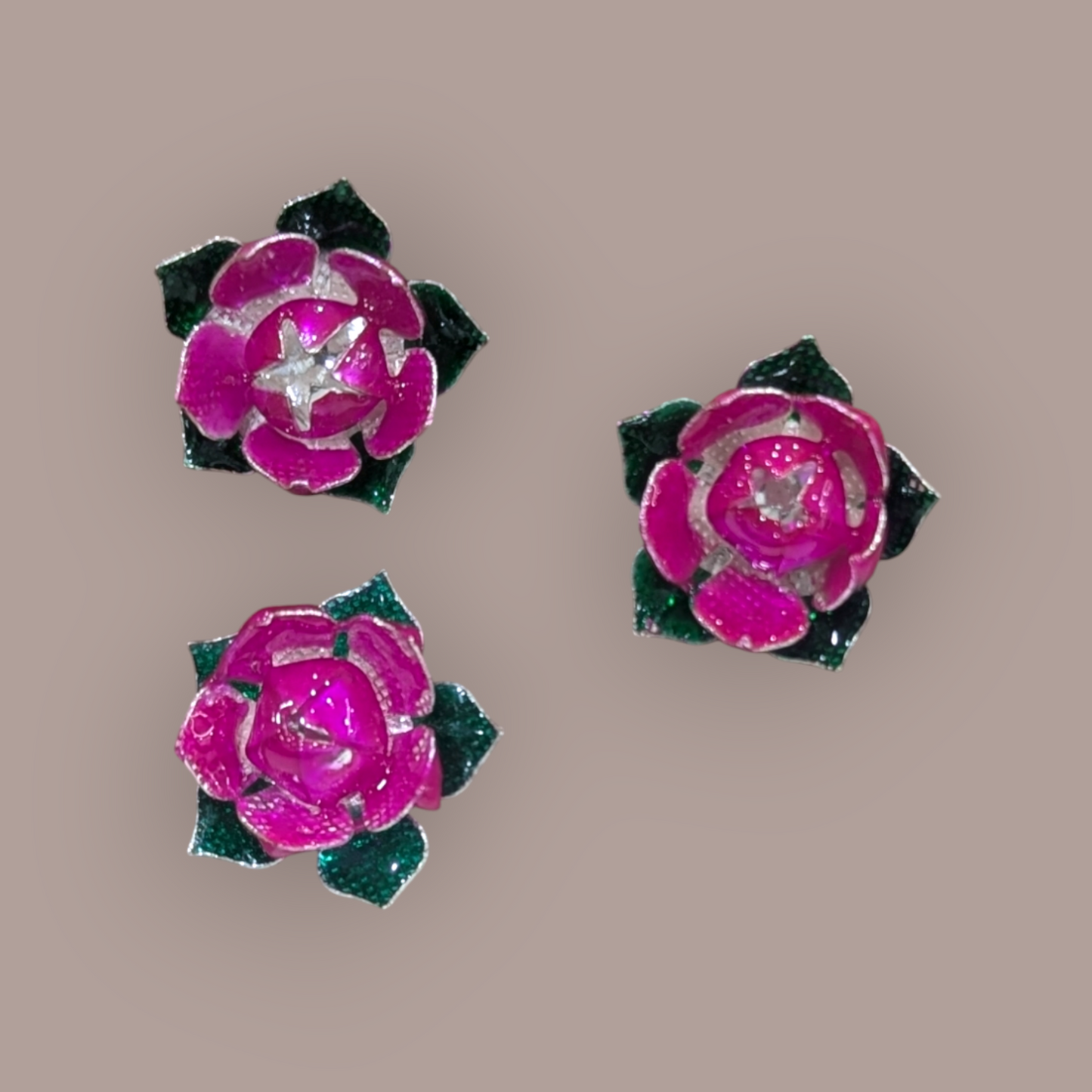 Silver Lotus Flowers
