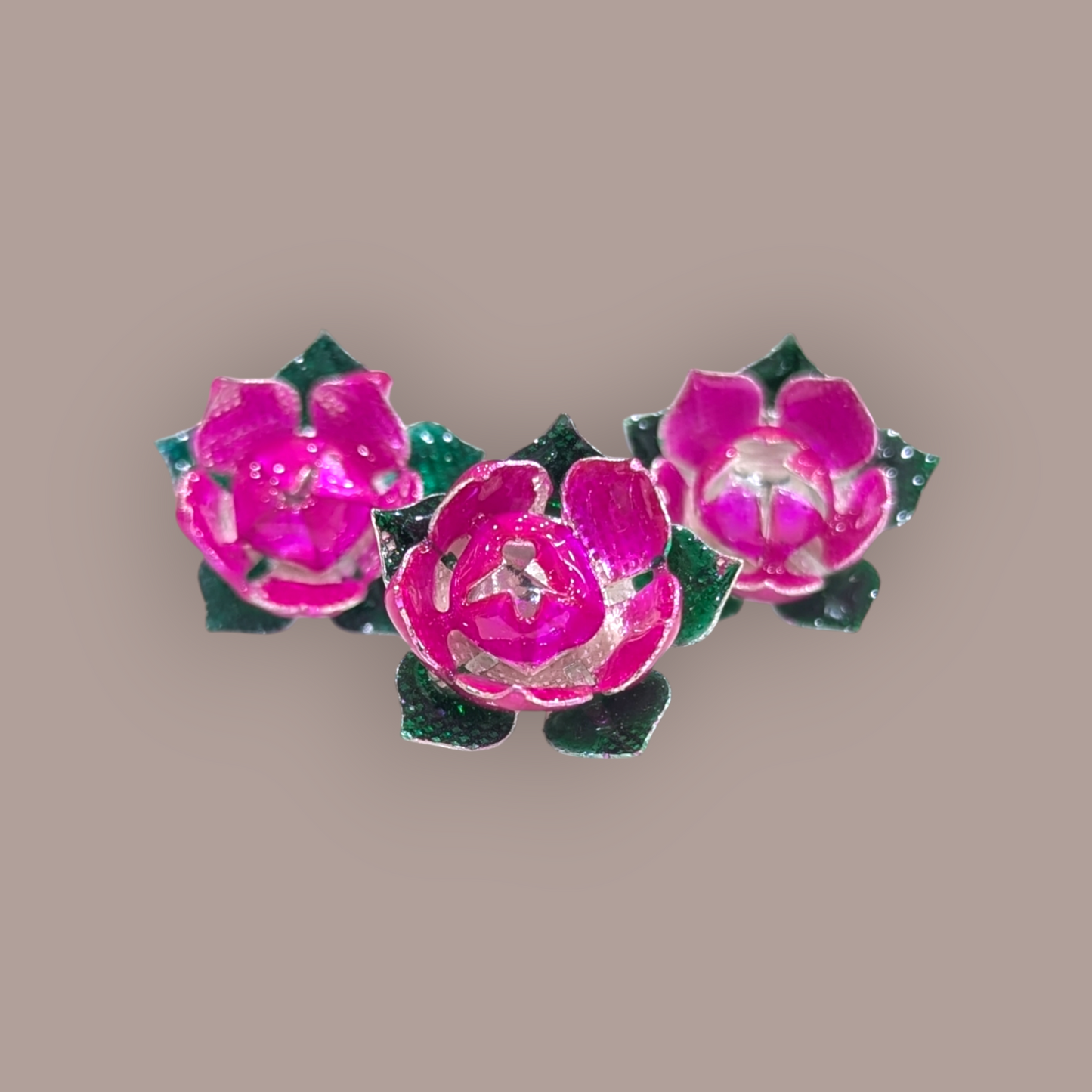 Silver Lotus Flowers