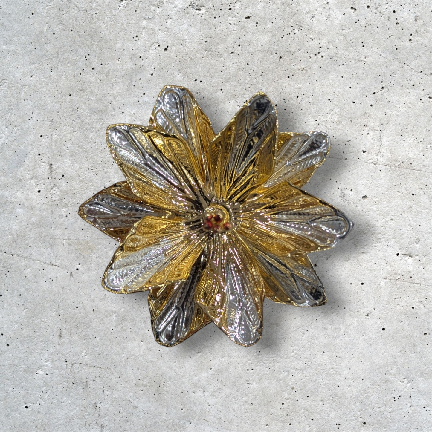 Silver Hibiscus Flower