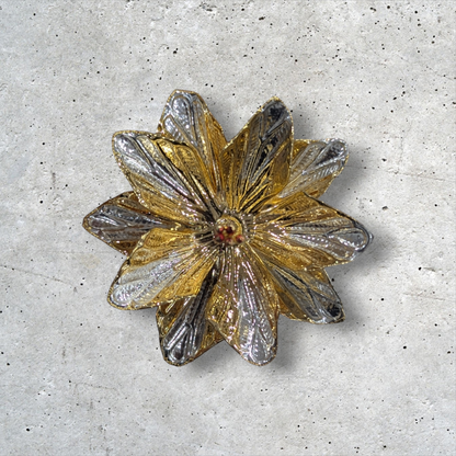Silver Hibiscus Flower