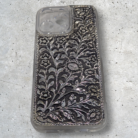 I Phone 16 Pro Max Silver Back Cover