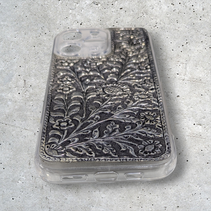 I Phone 16 Pro Max Silver Back Cover